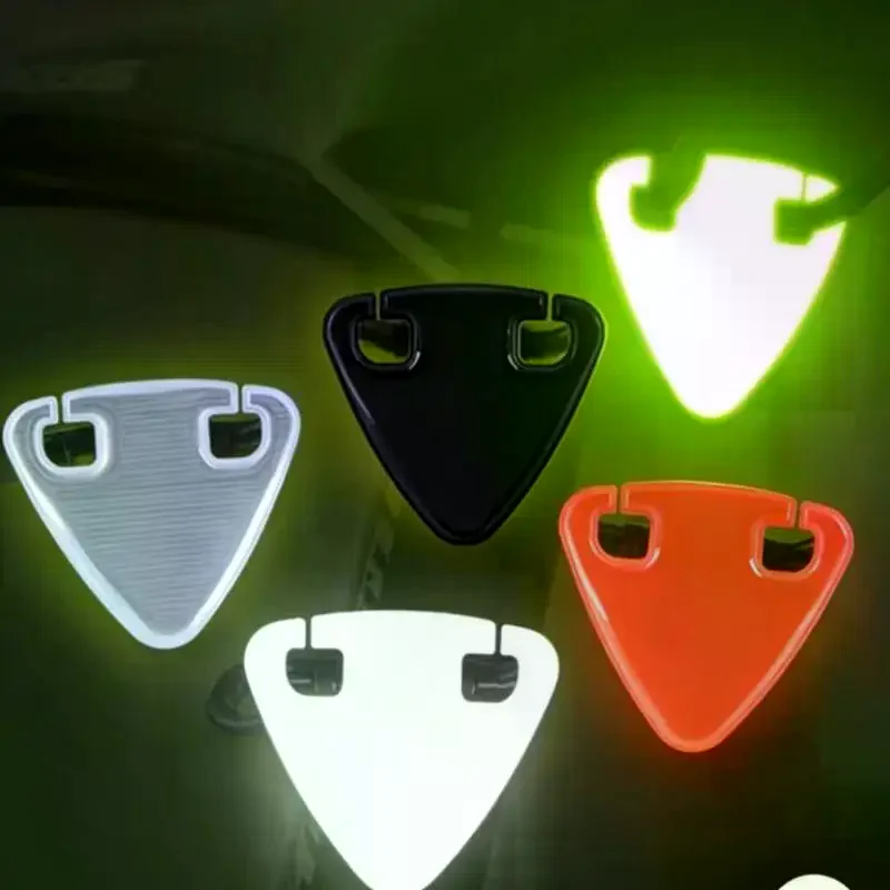 10Pcs Tail Light Reflective Warning Bicycle High Brightness Reflective Sticker For Night Riding Mountain Road Bike Equipment