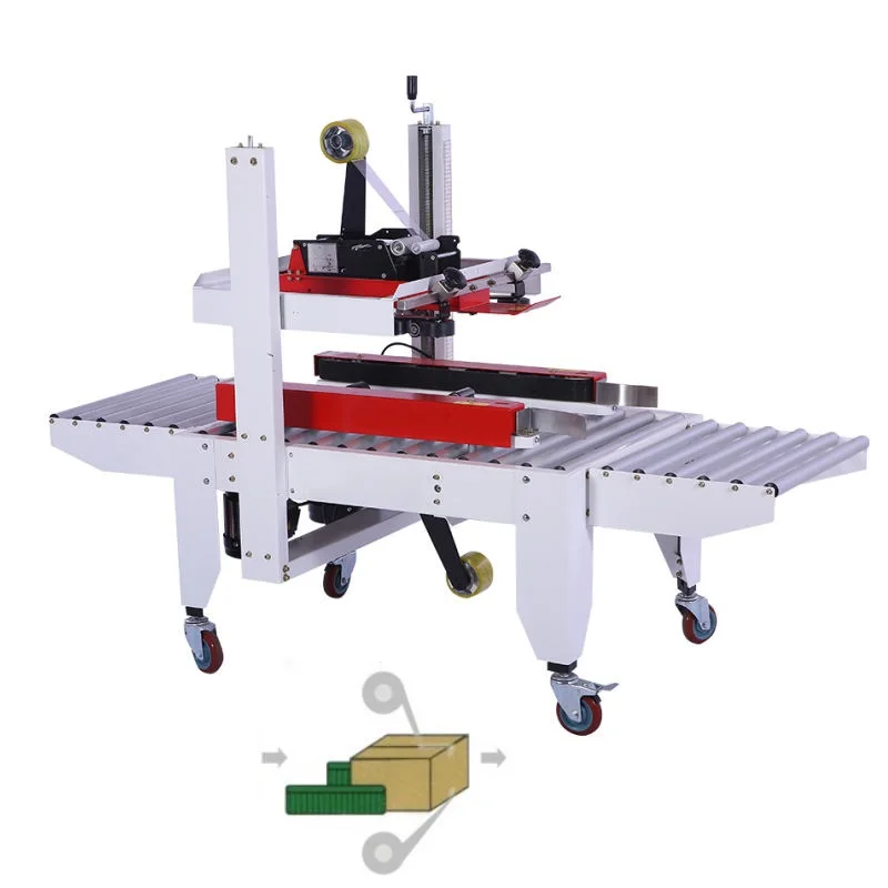 RCA-30 E-commerce Semi Automatic Box Boxes Top-bottom Taping Sealing Packing Machine
