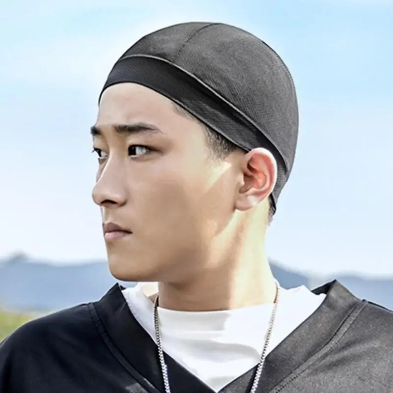 

652F Подкладка для шлема с черепом для унисекс, дышащая сетчатая шапка-бини для езды на велосипеде и бега