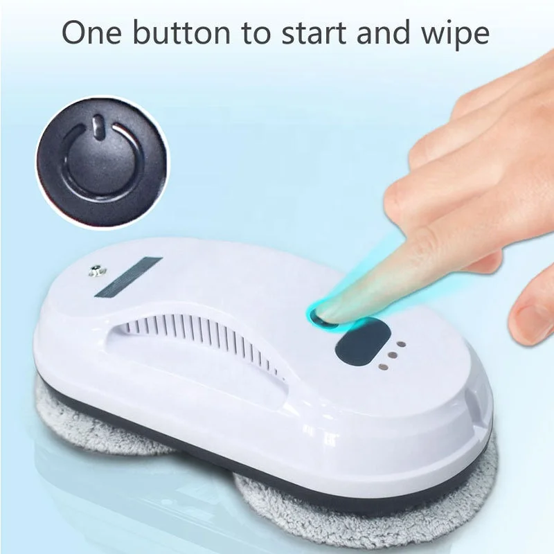 Spray Water Borderless Turn Back with Remote Control Faster Cleaning Speed Window Cleaner Robot Vacuum Glass