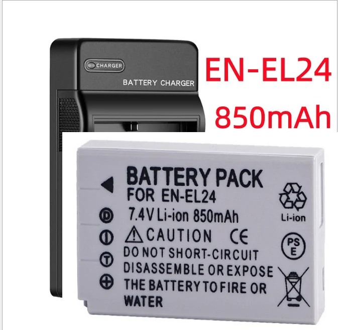 850Mah EN-EL24 En E…