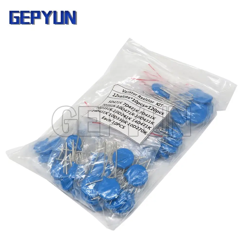 120 Stück Varis tor Widerstand sortiert Kit 12 Wert * 10 Stück 5 d471k 7 d471k 7 d431k 7 d391k 10 d471k 10 d431k 10 d391k 14 d471k 14 d431k 10 d241k