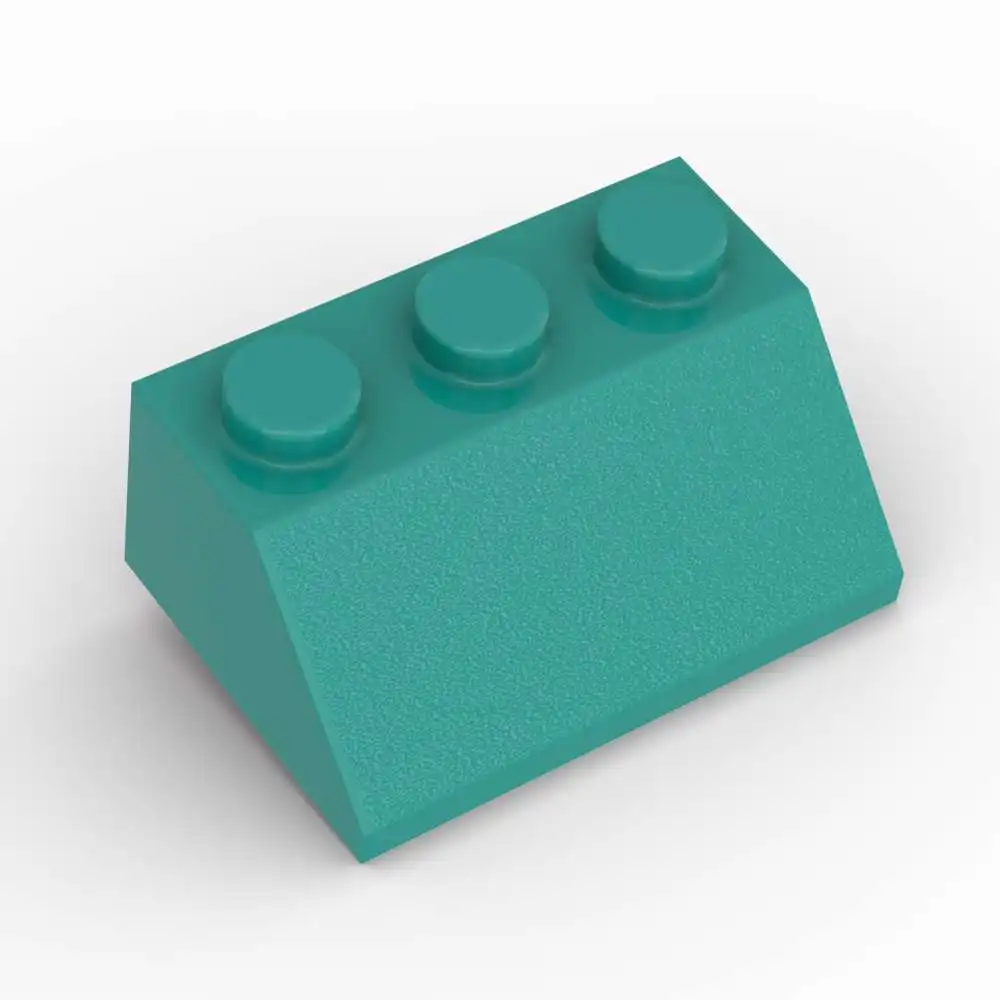 MOC 10 STKS Compatibel High-Tech 2x3 3038 Helling 45 Bouwstenen Kit Huis Kasteel Vervangbare Deeltje Baksteen Speelgoed Vakantie Geschenken