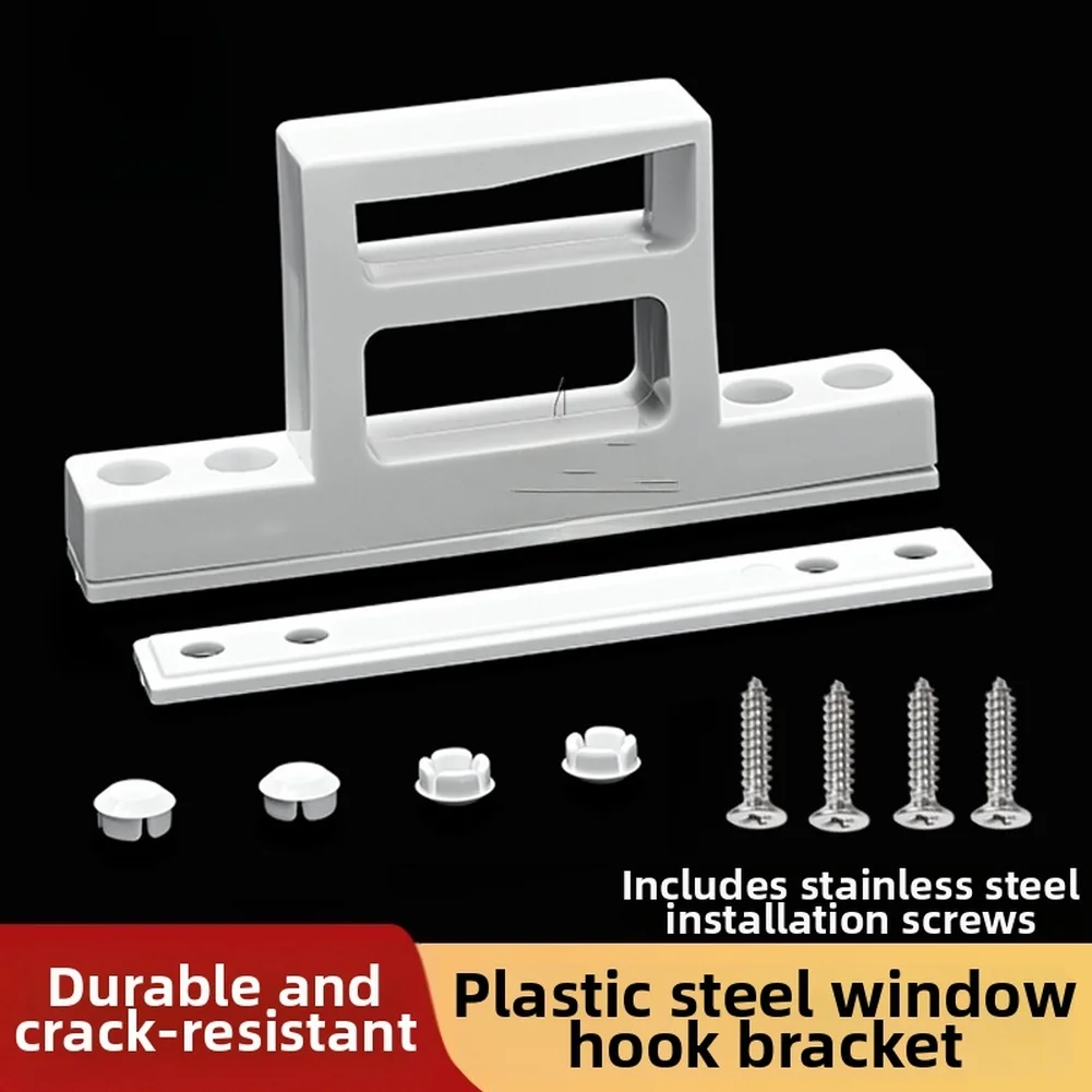 

Белое, черное сиденье с крючком из ПВХ для типа A/B, пластиковая стальная пряжка для раздвижного окна, оборудование для крепления, пластиковая пряжка для сиденья