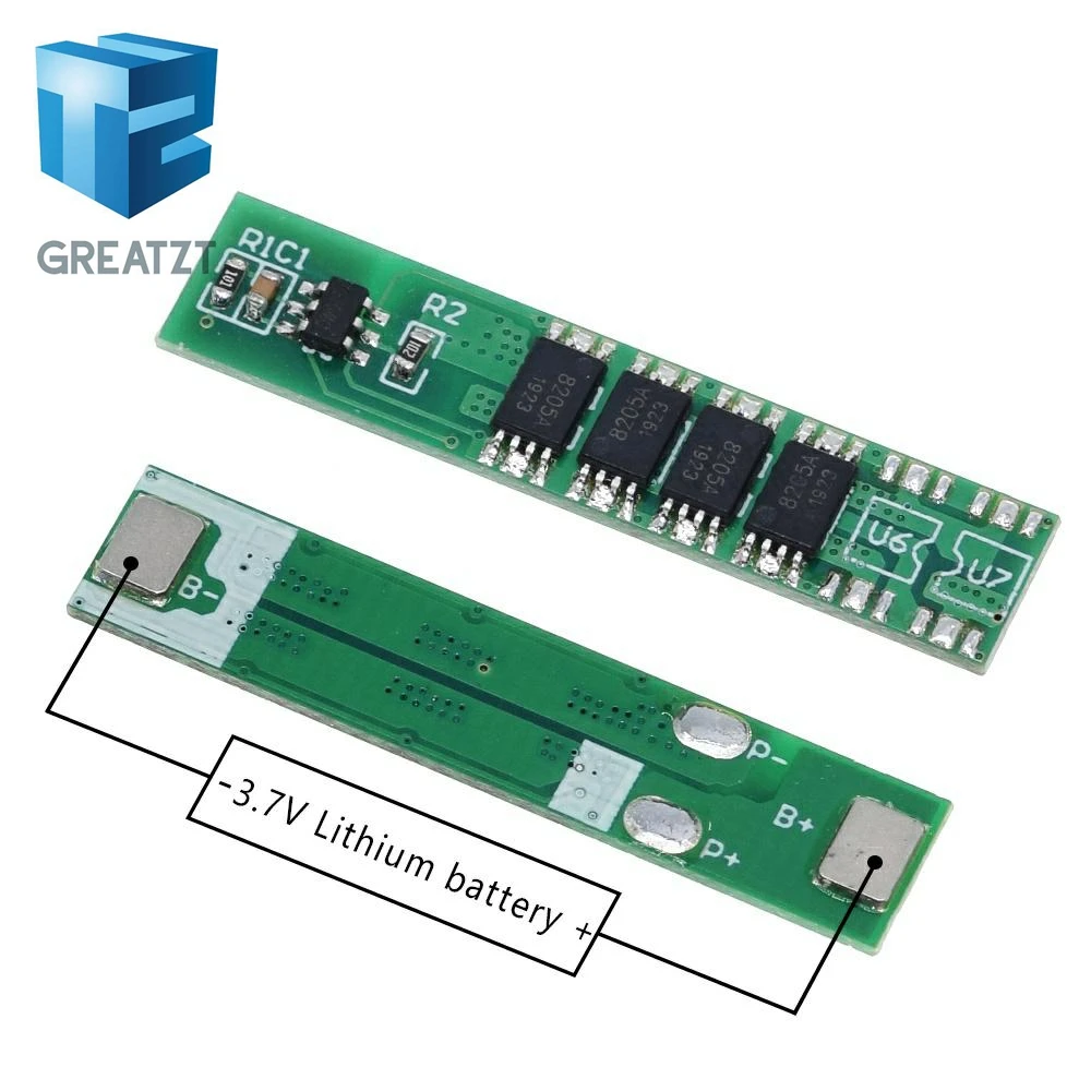 GREATZT 1S 7.5A 10A 15A 3.7V Li-ion 3 4 6MOS BMS PCM Battery Protection Board PCM for 18650 Lithium Lion Battery image 4