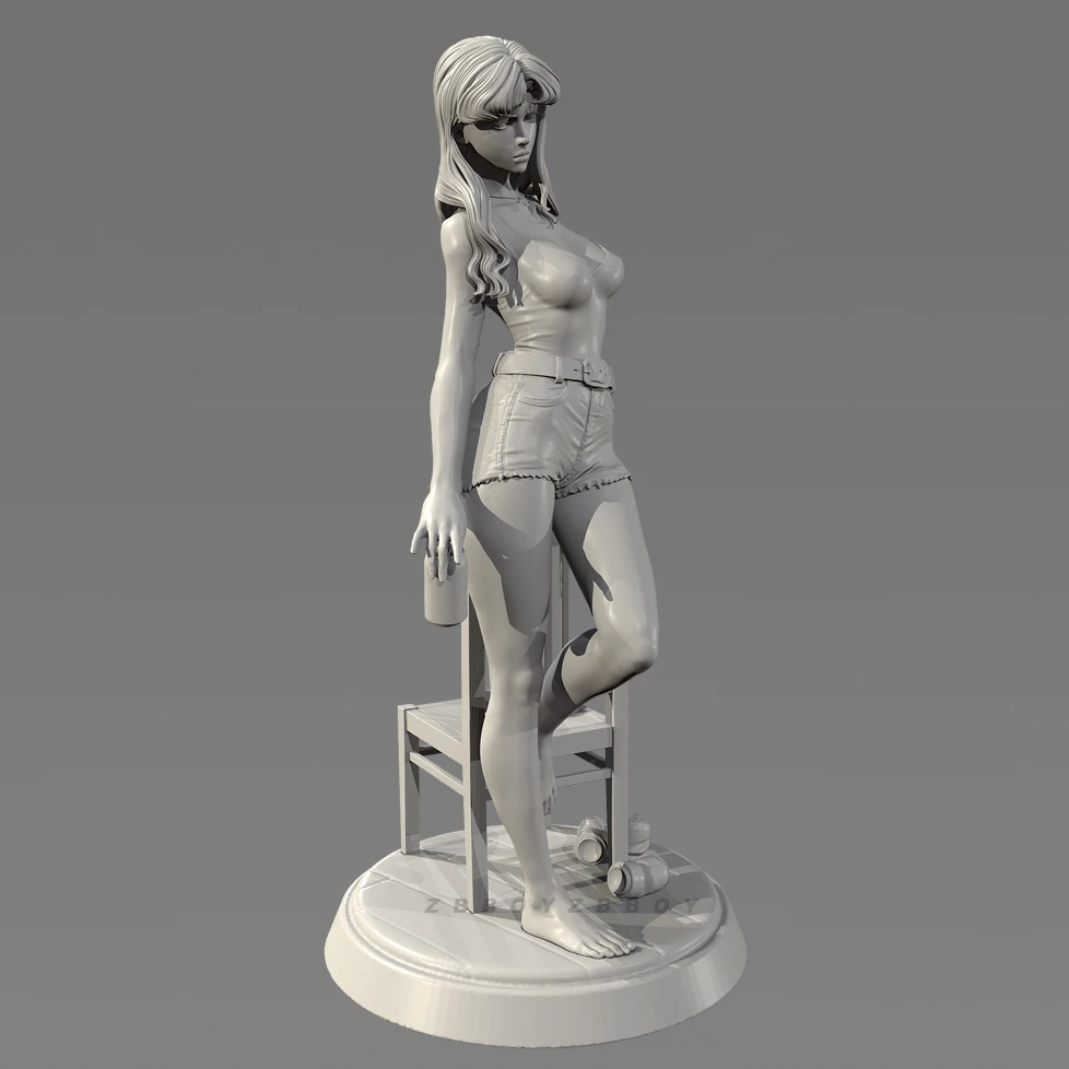 Die Höhe des Menschen 50 mm 75 mm 90 mm Harzmodellbausatz DIY Montage und Malerei TD-7613/3D