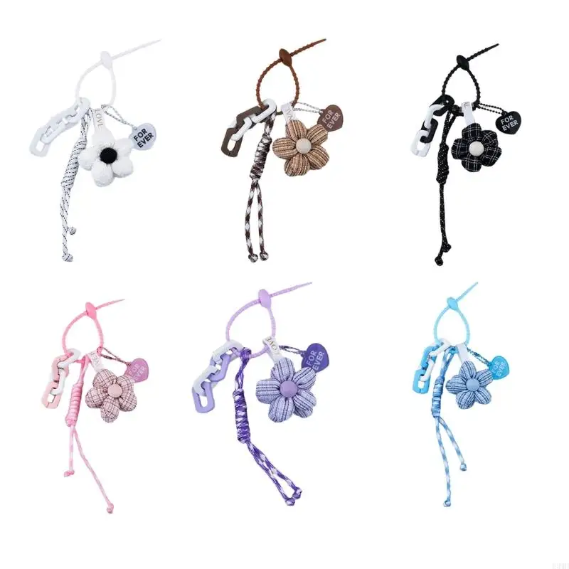 

Elegant Flower Design Key Holder Bag Ornament Stylish Bag Charm Backpack Pendant Decoration For Fashionable Ladies F3MD