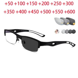 Sport TR90 Frame Glasses Half Eyeglasses Light Weight Glasses Hyperopia diopters Presbyopia +0.5 +1.0 +1.5 +2.0 To +6.0