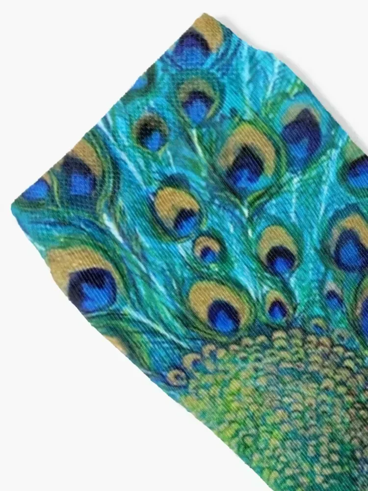 Peacock Full Glory 2 Socks New year's luxury custom Boy Socks Women's