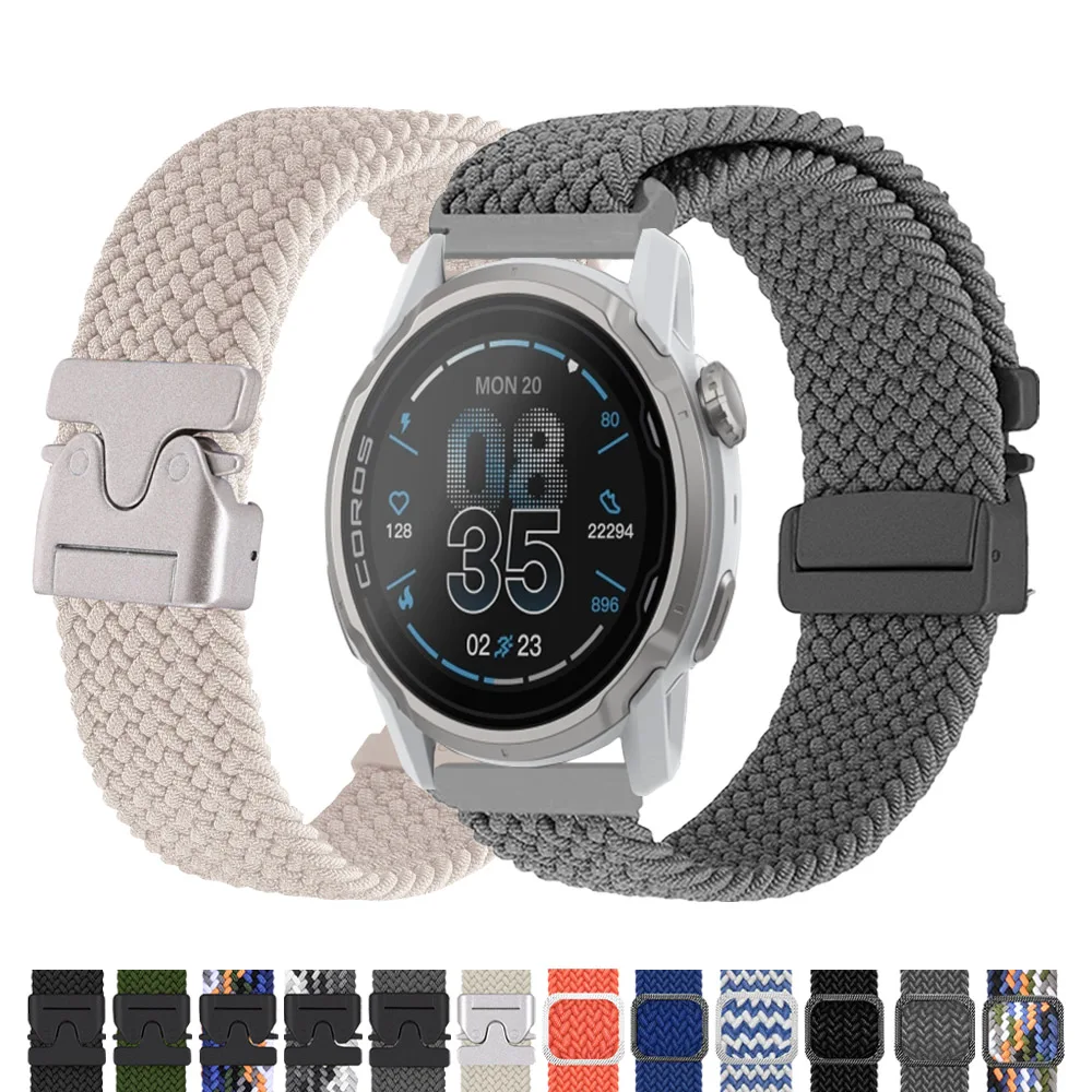 20 مللي متر 22 مللي متر حزام مضفر ل كوروس APEX 4 42 مللي متر المظلة سوار الفرقة ل كوروس بيس 3 2/APEX 2 برو/APEX برو 46 مللي متر 42 مللي متر معصمه