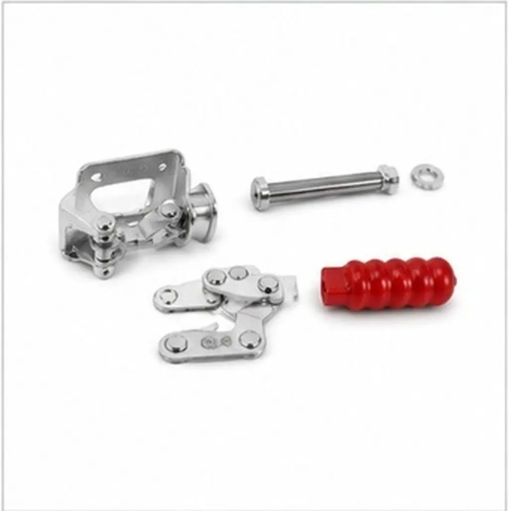 4Pcs Push Pull Toggle Clamp Sturdy Iron Steel Construction Compact Design Stable Clamping Force Woodworking Welding Hold Down