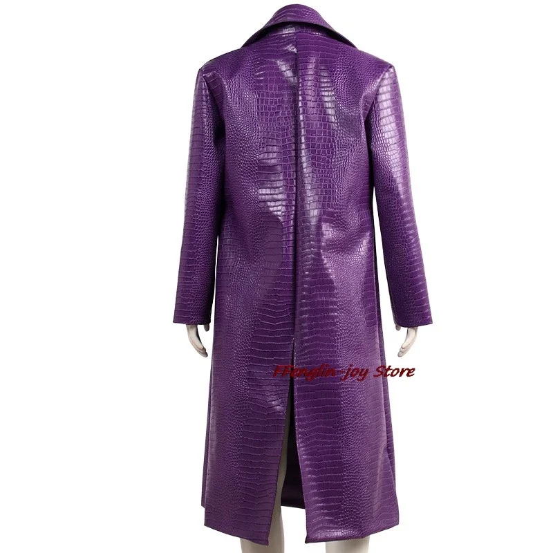 HN8 Clown Joke męskie przebranie na karnawał peruka zielone włosy szalony strój harlekiny Film Halloween karnawał przebranie na karnawał płaszcz spodnie) 4Dc