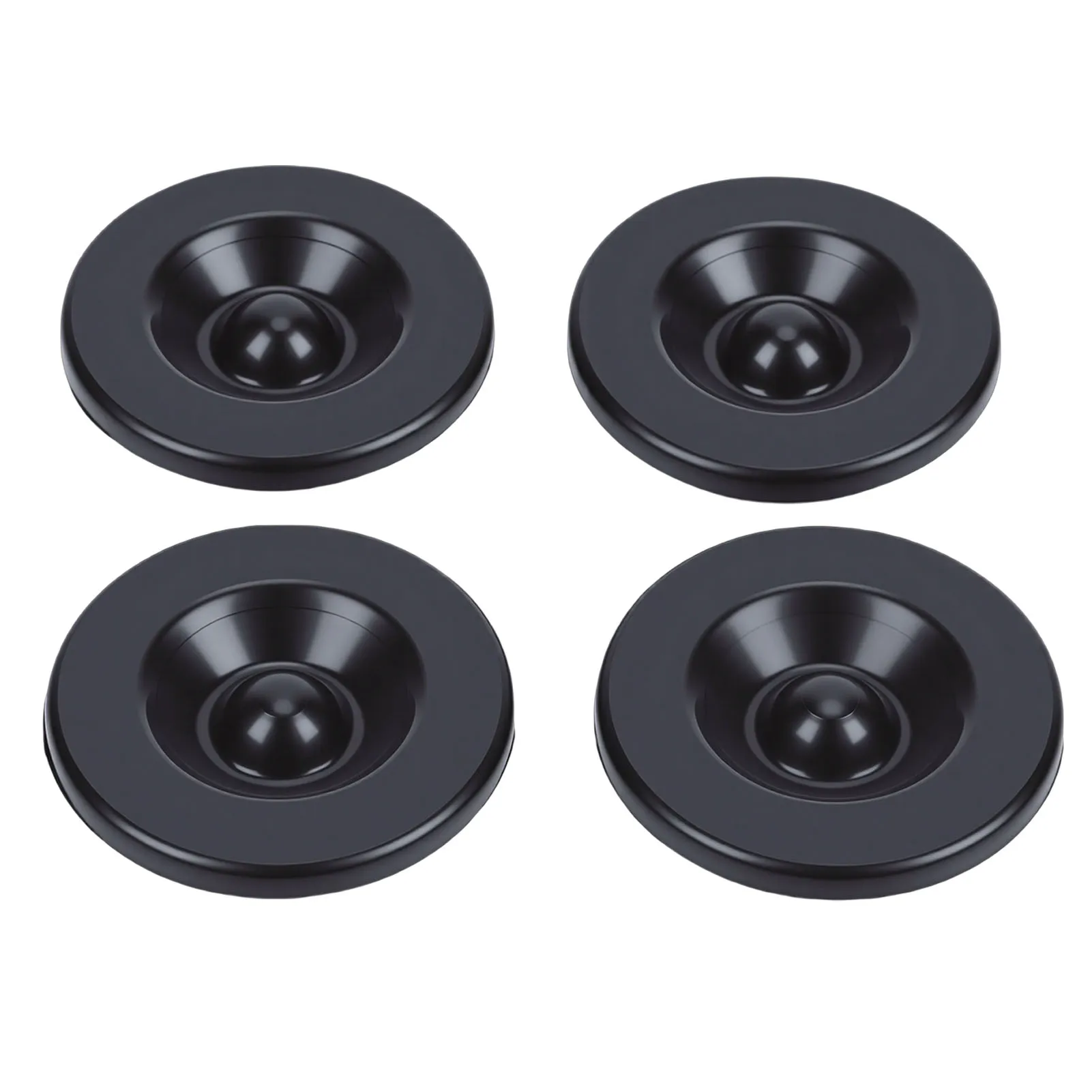 4PCS Trailer Hub Dust Caps Trailer Bearing Grease Cover Rubber Plugs for 2000-3500 Lbs Wheel RVs Cargo Trailers Travel Trailers