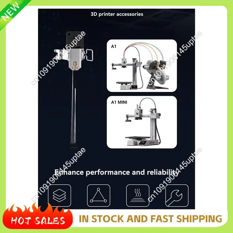 N88R untuk Bambu Lab A1/A1 Mini 3D Printer Hotend Komponen Suku Cadang Pengganti Rakitan Pemanas