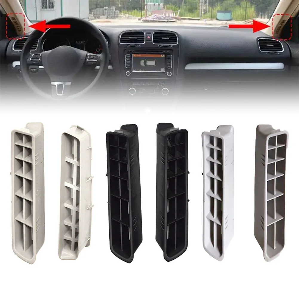 Airflow Improvement Black Air Outlet Air Outlet For Golf 6 Chromium Styling Anti-corrosion Material Black Option