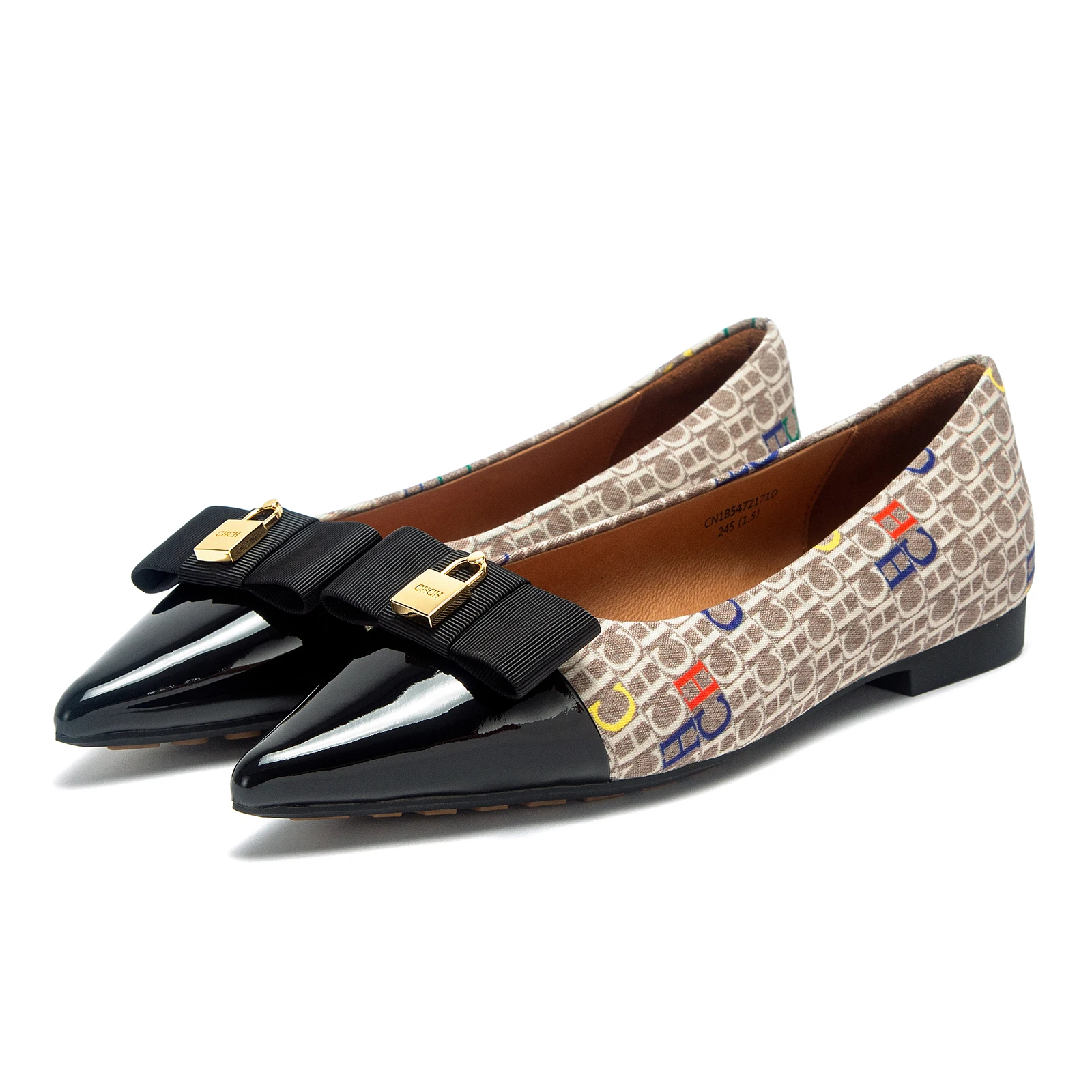 

C-H Women's Flat Shoes 2026 New Comfortable Sheepskin lined Casual Business Shoes