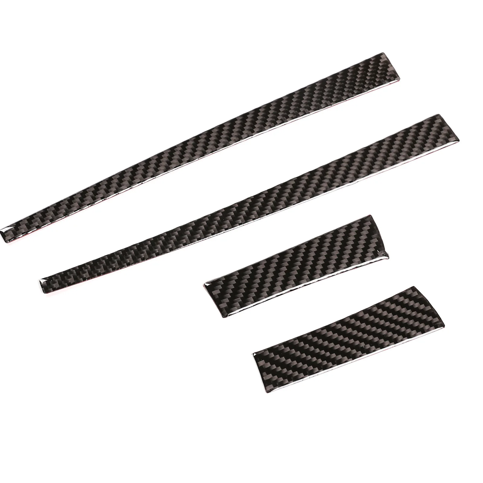 rearview mirror decorative strips, for 15-22 Toyota Hailax real carbon fiber soft accessories