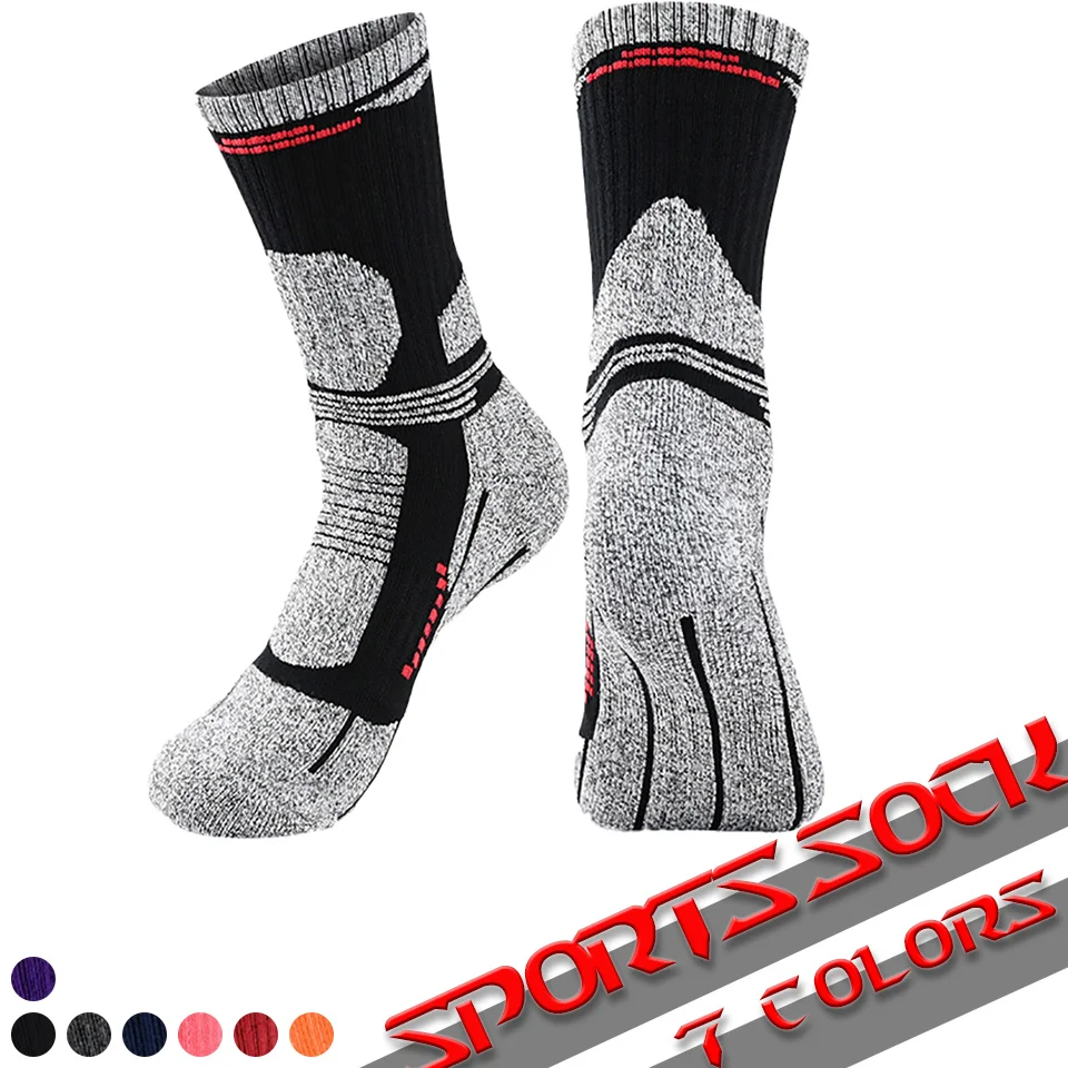 

Men Women Winter Warm Sports Socks Wear-resistan Breathable Cycling Running Climbing Hiking Skiing Elastic Non-Slip Soft Socks