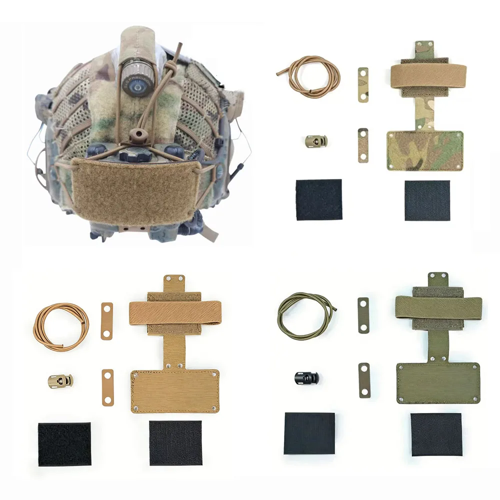 Tactical Hunting Helmet Night Vision Battery Pack Retainer NVG Battery Case Fixed Pouch Bag