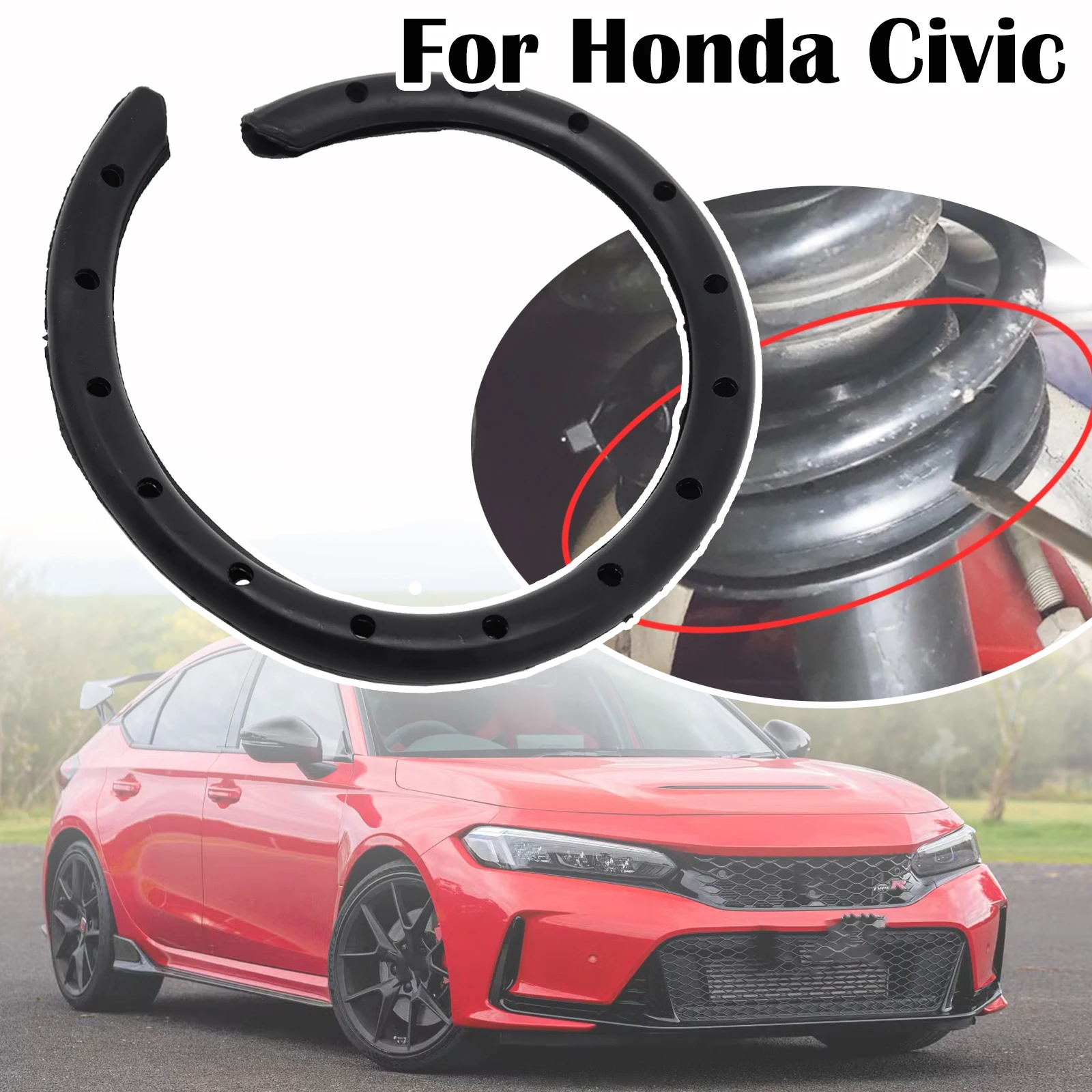 

Coil Spring Silencer Rubber Insulator Sleeve Front Rear Lower Suspension Noise Reducer Shock Absorber Protector For Honda Civic