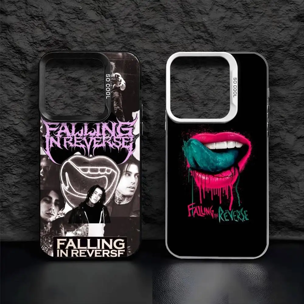 

Band F-Falling In R-Reverse Phone Case For IPhone 16 17 15 14 12 13 Pro Max Black Color Shockproof Cover
