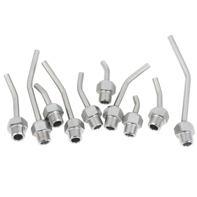 Stainless Steel Coolant Hose Nozzles High Flow Rust Resistant for CNC Lathes Toolholder Professional Machinist Tooling