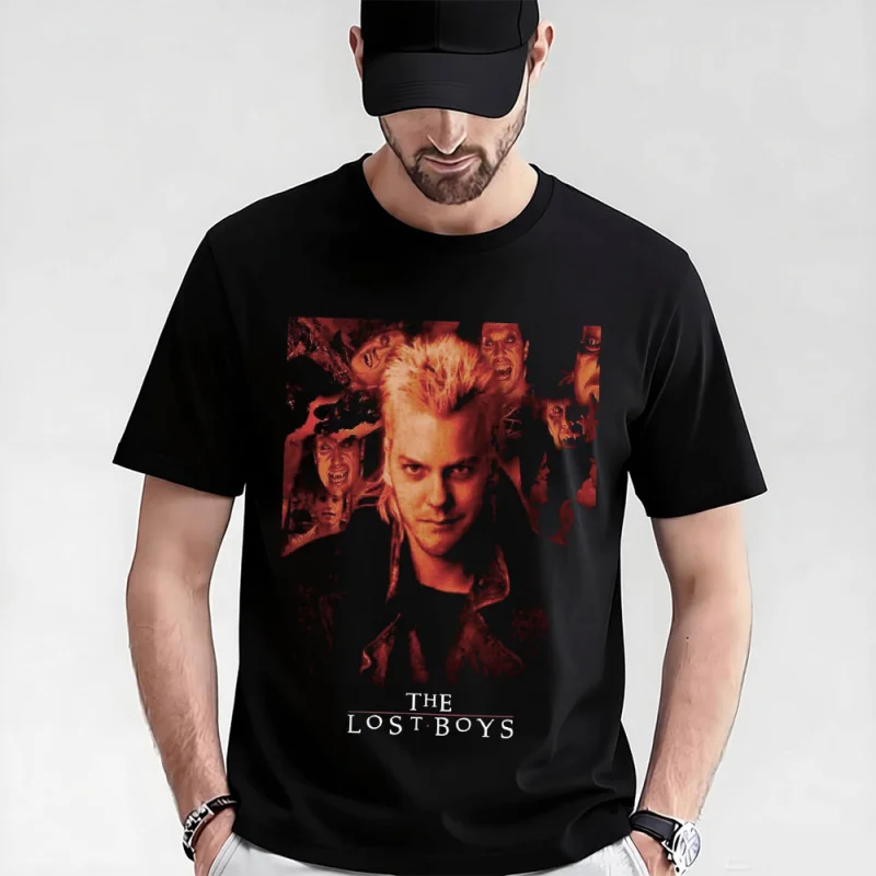 

You're a bloodsucking Vampire! Horror Movie The Lost Boys Scary Gift T-shirts Santa Carla Boys Graphic Clothes All size Tops