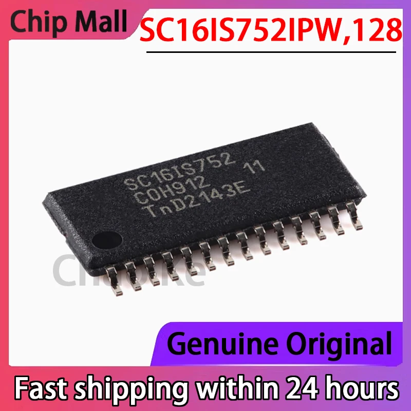 

1 шт. оригинальный SC16IS752IPW, 128 патчей TSSOP-28 с интерфейсом шины I2C/SPI