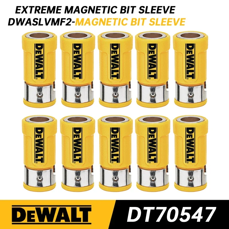 DEWALT MAXFIT 마그네틱 비트 슬리브 세트, 임팩트 드라이버, 무선 드릴 비트 세트, Dewalt 전동 공구 액세서리, DWASLVMF2