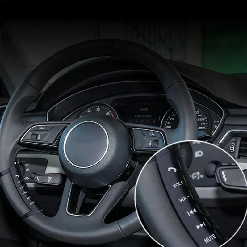 New Arrivals-3X Universal Wireless Car Steering Wheel Control Multi-Function Button DVD Player Navigation Radio Remote Control