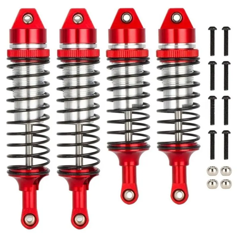 Aluminum Alloy For SHOCK ABSORBER Set For 1/10 Traxxas Slash 4X4 2WD Stampede RC Car Upgrade Parts - Front & Rear