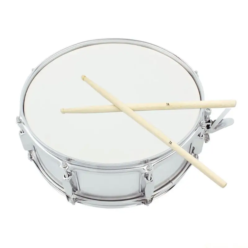 31BE 1 Pair 7A Tip Drum Sticks Simple Maple Drumsticks Drum Accessories