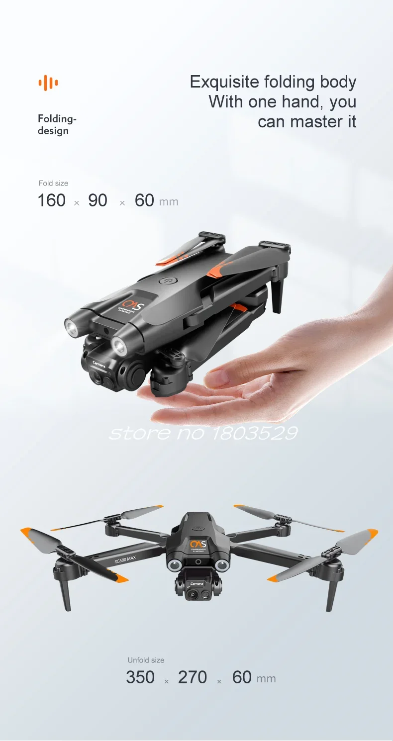 8K Dual Camera RC Drone  3D Rolling HD Image Transmission Three Obstacle Avoidance One Key Return Remote Control Quadcopter Toy