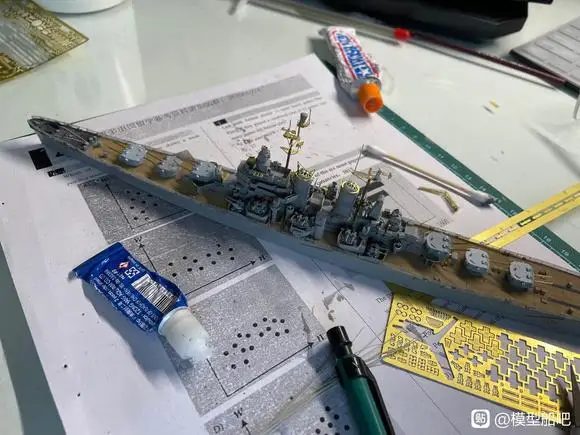 1/700 Brooklyn Class Cruiser With PE Toy Ship Homebuilt Model Hobby