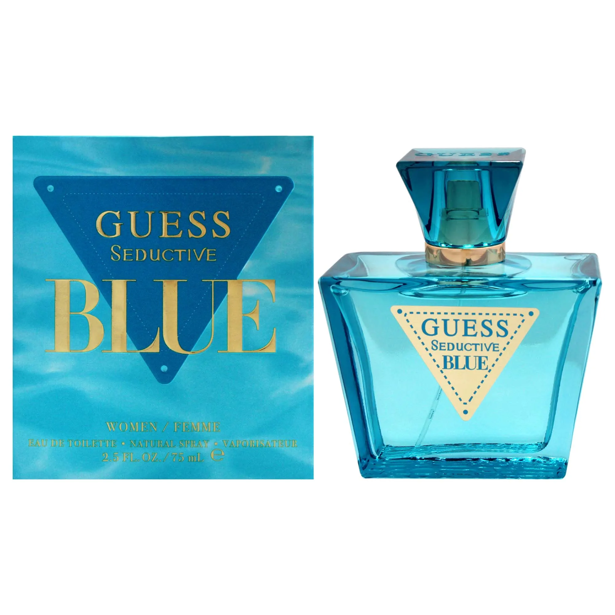 تخمين مغر باللون الأزرق من Guess for Women - بخاخ EDT 2.5 أونصة