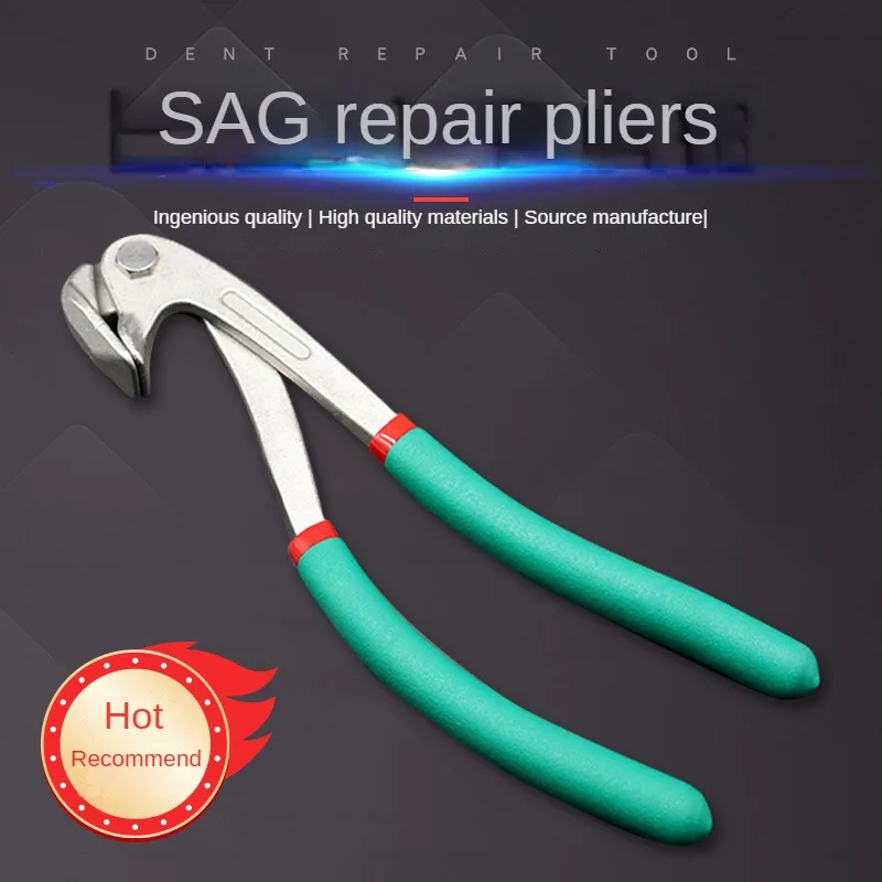 

Car Edge Repair Tools Pliers Auto Body Metal Paintless Dent Repair Tool for Wheel Eyebrow Flat Hole Pliers Universal Application