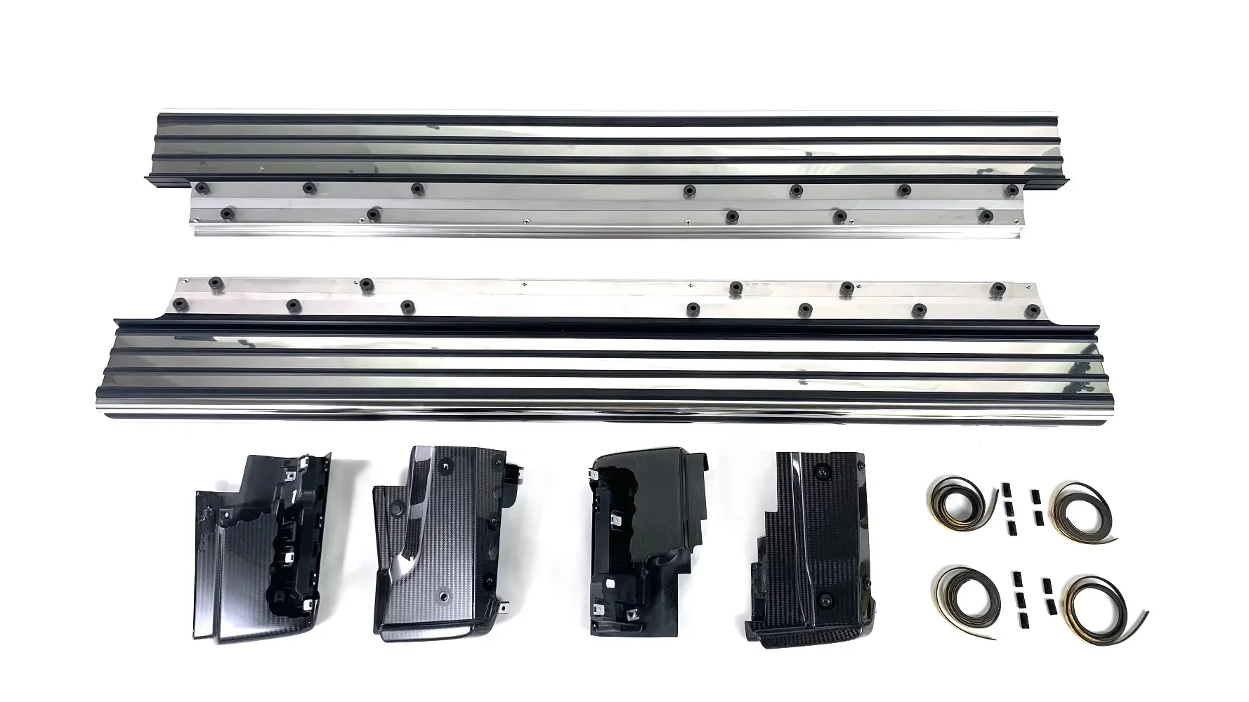 G Wagon Class W463A/W464 4x4 Squared High Quality Carbon Fiber Corners Exact Fit Offroad Side Step Car Exterior Parts
