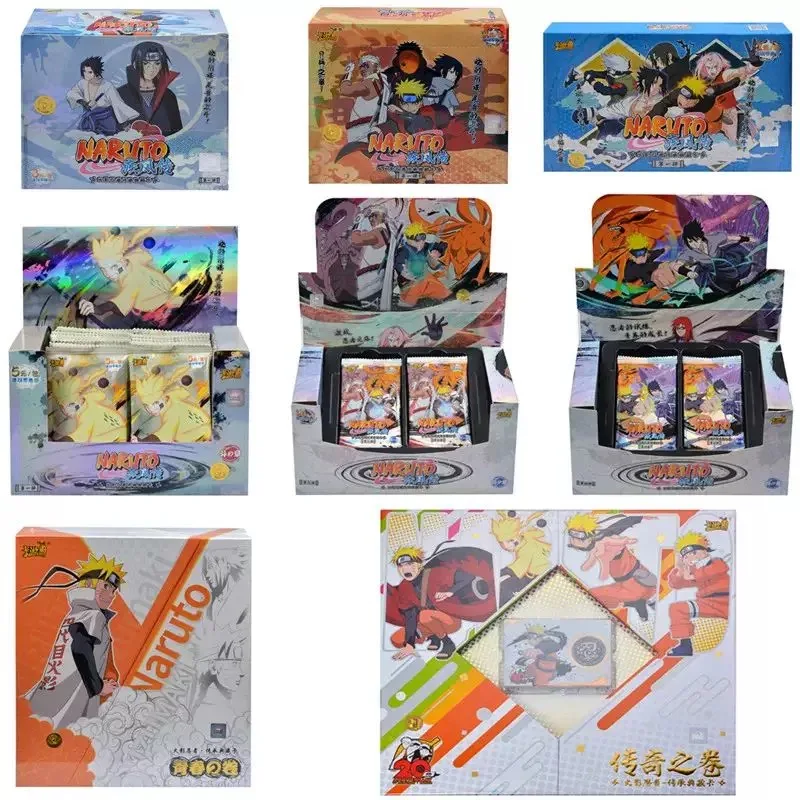 

Original KAYOU Anime Naruto Cards Chapter Of The Array Box Added SE Ninja World Collection Cards Toys Children Birthday Gifts
