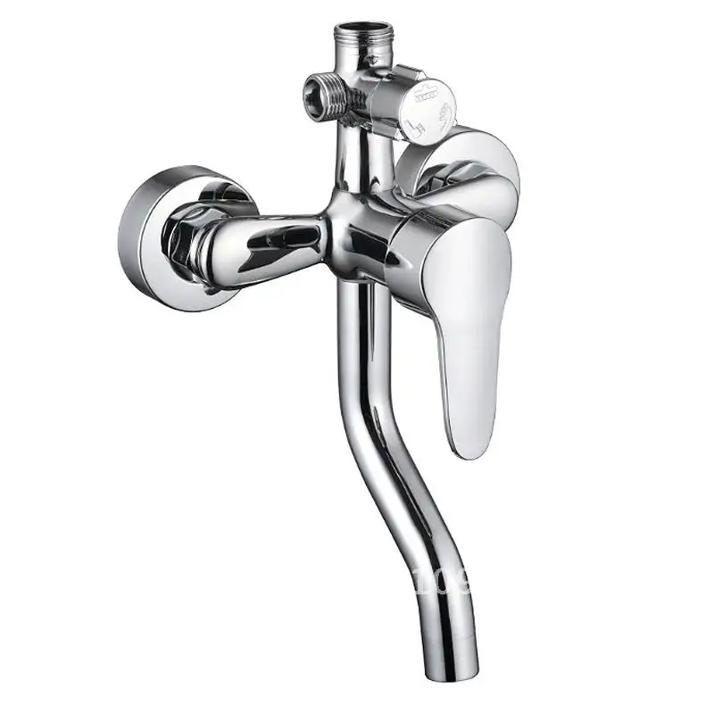 

Bathroom Copper Faucets Shower Hot And Cold Wall Bath Supplies Bathtub 3 Mixers Accessories Way Tap