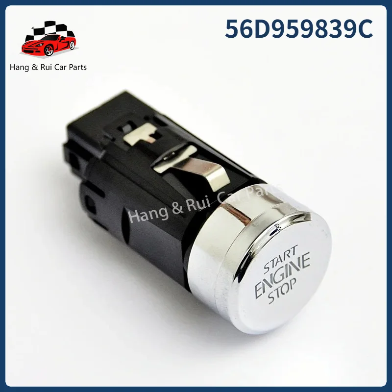 56D959839C Engine Start Push Button Momentary Start Switch For Vw Passat B7 2011-2019 280T