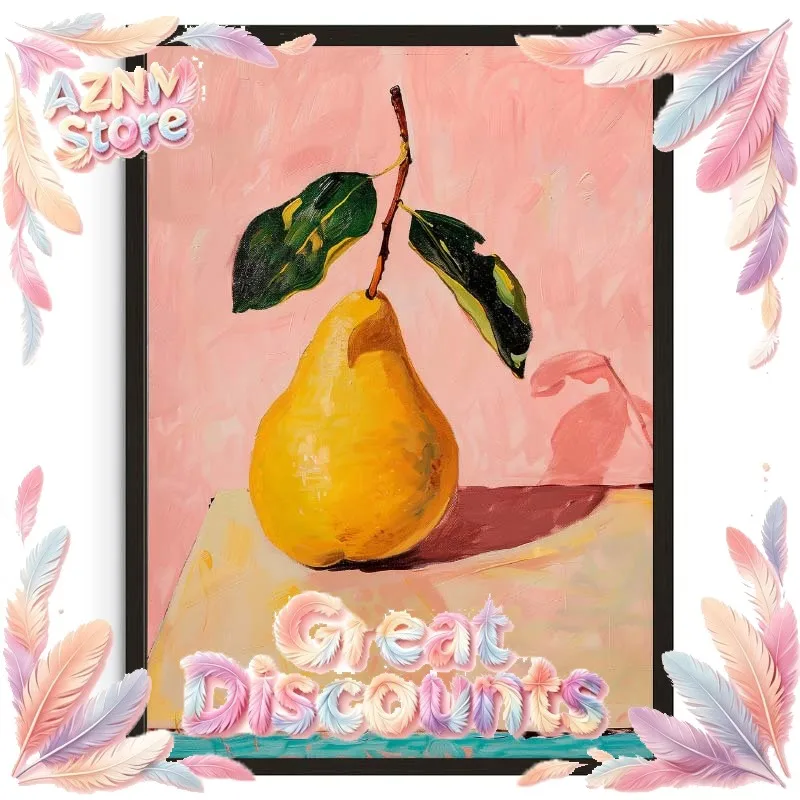 Vintage Dining Fruit Orange Avocado Tomato Coffee Posters and Prints Canvas Painting Wall Art Picture for Food Kitchen 2026