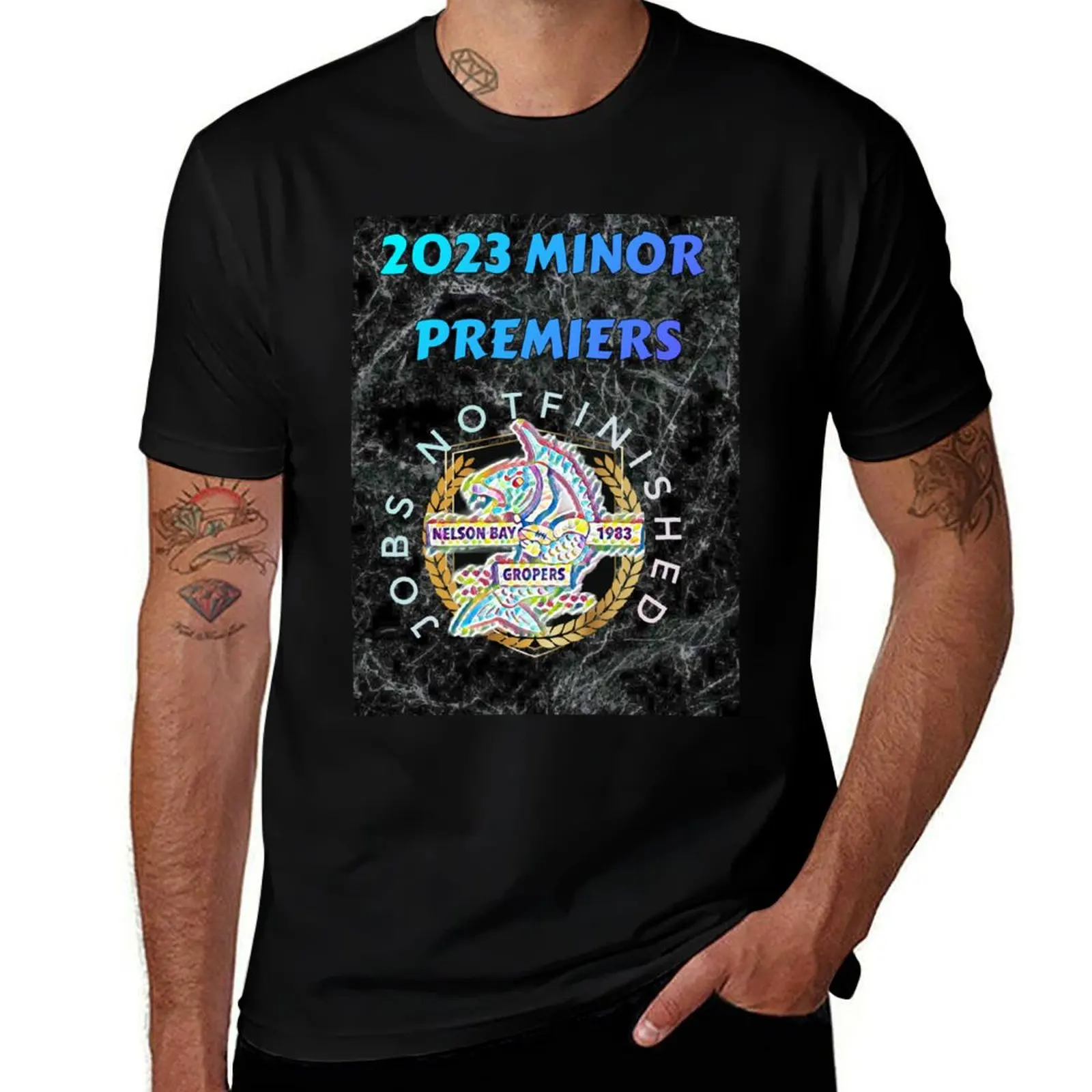 2023 Minor Premiers T-Shirt t shirts for man pack white T-Shirt