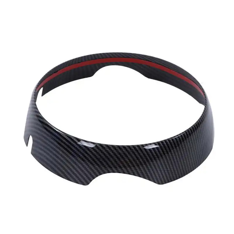 6.5in Carbon Fiber Style Navigation GPS Screen Cover Trims Replacement for Mini Cooper Hatchback F55 F56 F57 2014-2021