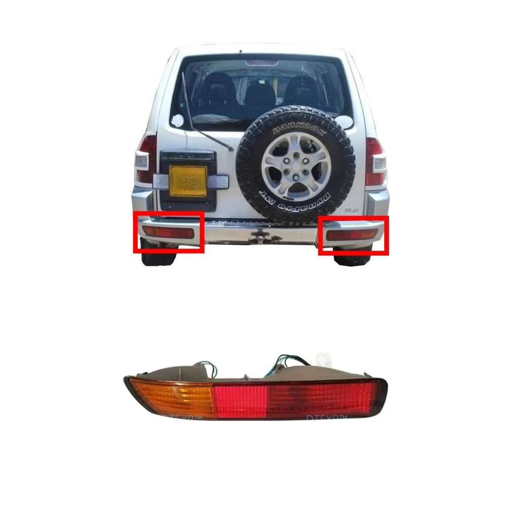 

Лампа заднего бампера для Pajero V60, задний противотуманный фонарь для Montero 2000-2003 V70, стоп-сигналы для Shogun MR508783, 1 шт.