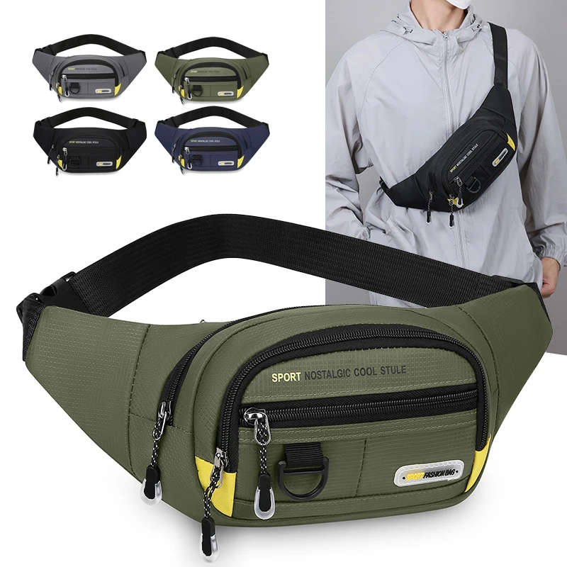 

Multi Functional Men's Chest Bag, Durable Oxford Fabric,suitable for Daily Commuting Bags,sports Waist Bags,casual Shoulder Bags
