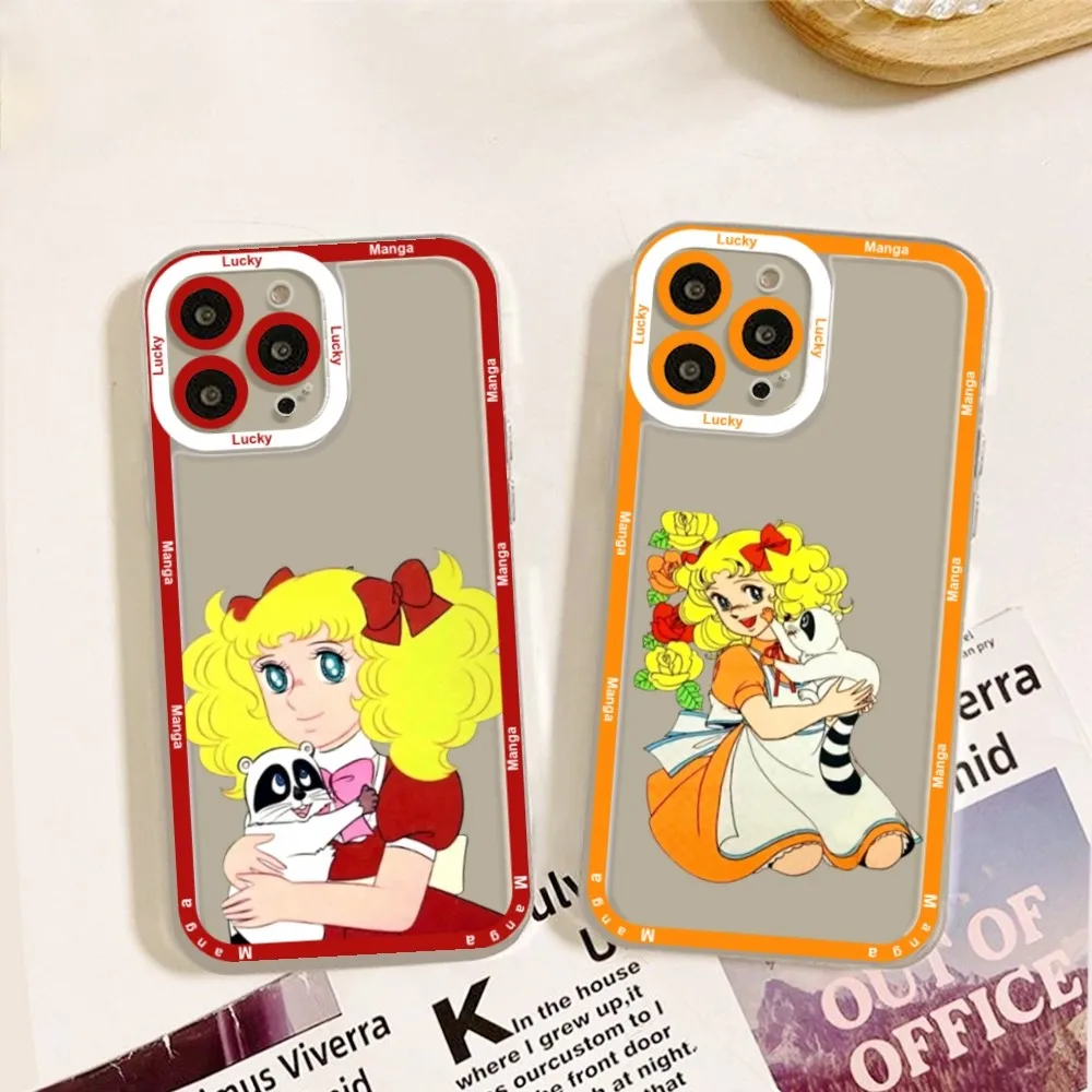 Anime Manga Candy Phone Case For IPhone 11,12,13,14,15,15 Pro,13 Promax,14 Plus,15 Mini,16,16plus,16promax