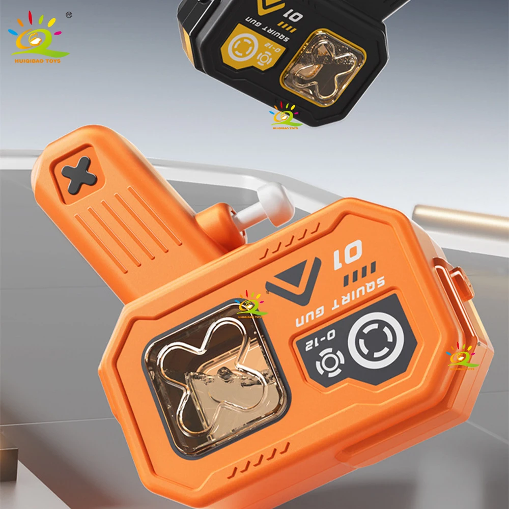 HUIQIBAO Juguetes de dibujos animados, pistolas de agua cyberpunk, formas creativas, juguetes acuáticos, fiesta en la playa al aire libre de verano, juguetes para batalla de agua