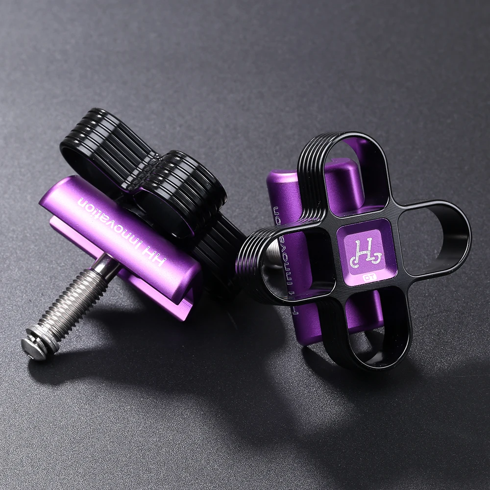 HH Innovation For Brompton Folding Bike Titanium Alloy C buckle Rotating handle DT Two Color Series