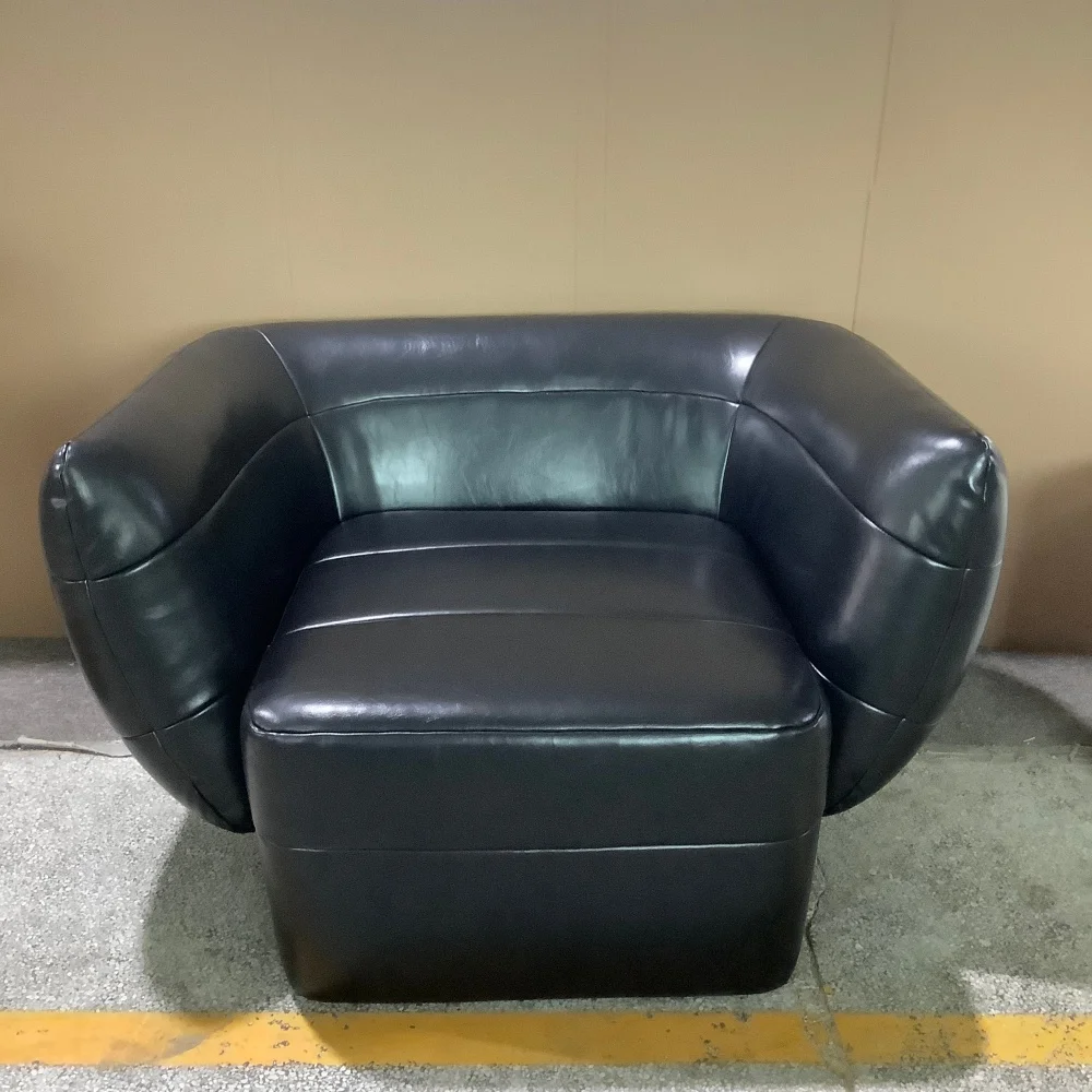 *ODM Modern Accent Chair with Curved Arms Padded Seat & Stitched Detail Available in Custom Fabric for Living Room & Hospitality