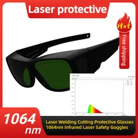 Gafas protectoras de soldadura automática, cortador láser infrarrojo, renovación de óxido, gafas de seguridad para el trabajo, 800-1700nm, OD6, 1064nm